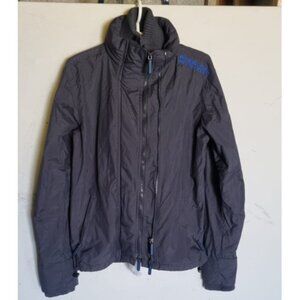 Superdry Windcheater Jacket – Men’s – Black/Blue – Size Large